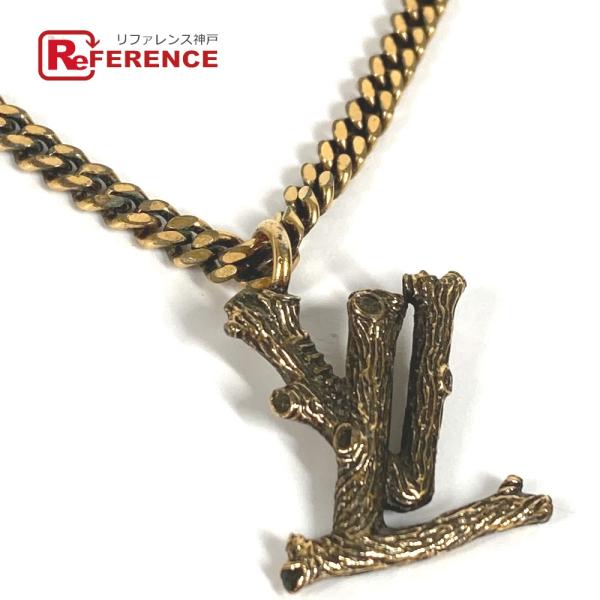 LOUIS VUITTON ルイヴィトン MP2780  ペンダントLVウッド アクセサリー チェー...