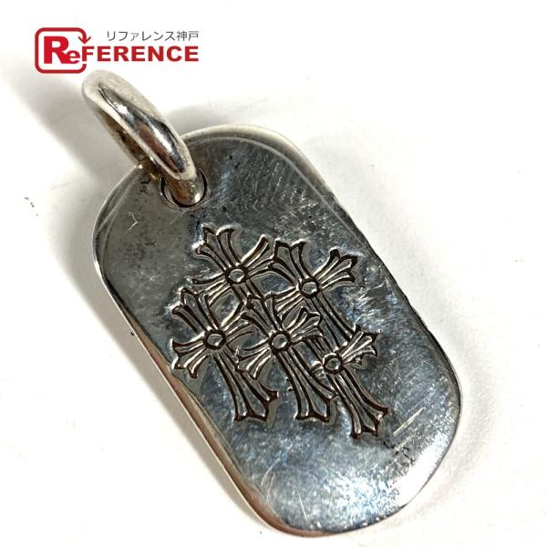 CHROME HEARTS クロムハーツ セメタリークロス ロゴ ドッグタグ ネックレス ジュエリー...