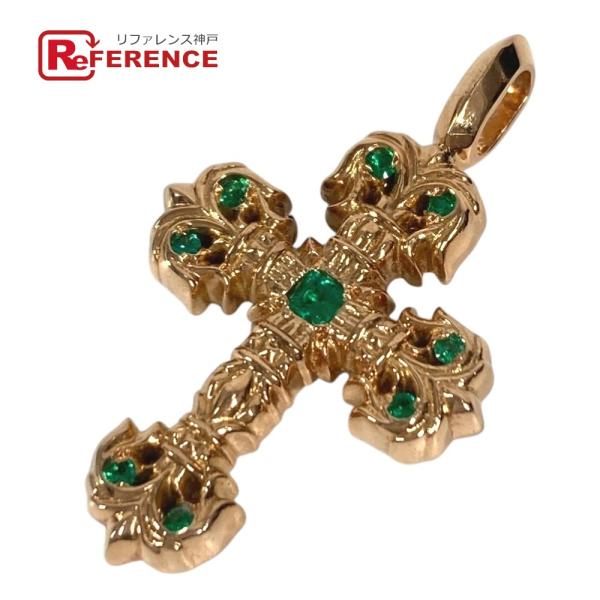 CHROME HEARTS クロムハーツ CHARM FILIGREE TINY P EMRLD タ...