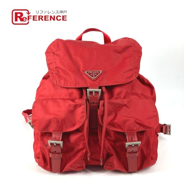 PRADA プラダ B2811 トライアングルロゴ 三角ロゴ プレート バックパック リュックサック...