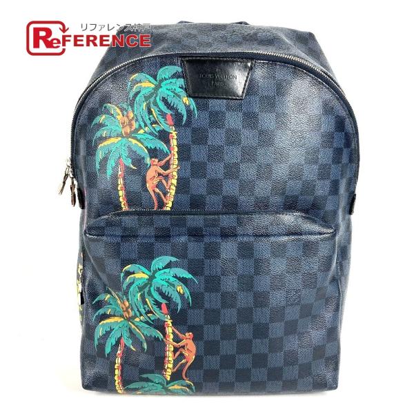 LOUIS VUITTON ルイヴィトン N50003 アポロ バックパック カバン ダミエコバルト...