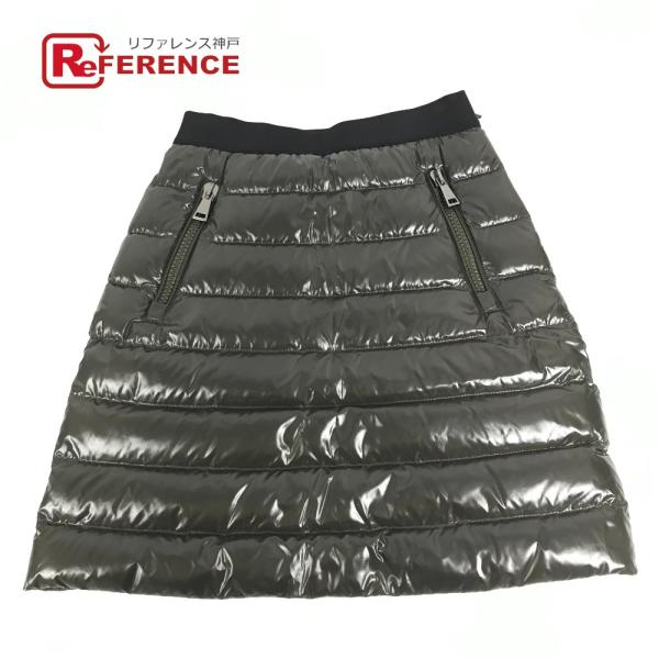 美品 MONCLER モンクレール GONNA SKIRT アパレル ボトムス ダウン ロゴ スカー...