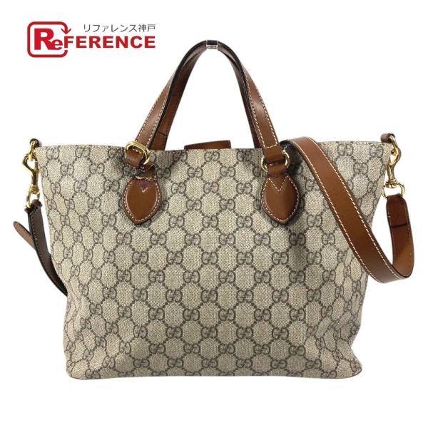 GUCCI グッチ 473887 2WAYバッグ ロゴ カバン トートバッグ ショルダーバッグ 斜め...
