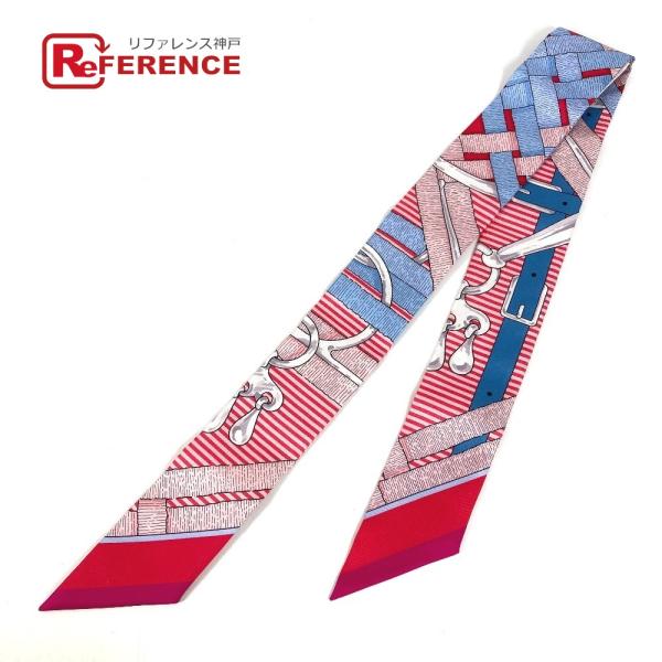 美品 HERMES エルメス ツイリー ツィリー バンドースカーフ アクセサリー スカーフ レッド ...