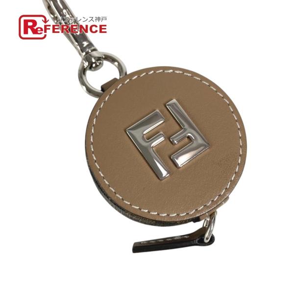 美品 FENDI フェンディ ズッカ FF ロゴ メジャー スケール バッグチャーム キーホルダー ...