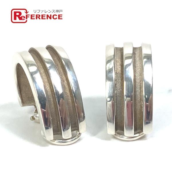 TIFFANY&amp;Co. ティファニー グルーブド アクセサリー イヤリング SV925 シルバー レ...