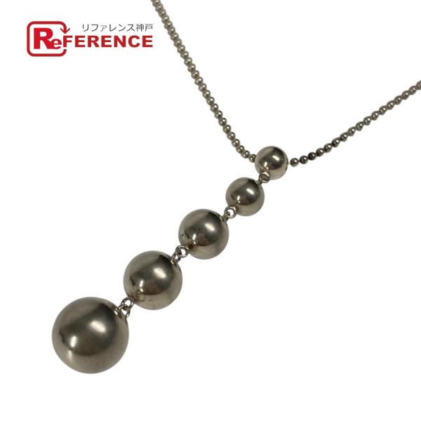 TIFFANY&amp;Co. ティファニー ハードウェアボール 5ボール アクセサリー ネックレス シルバ...