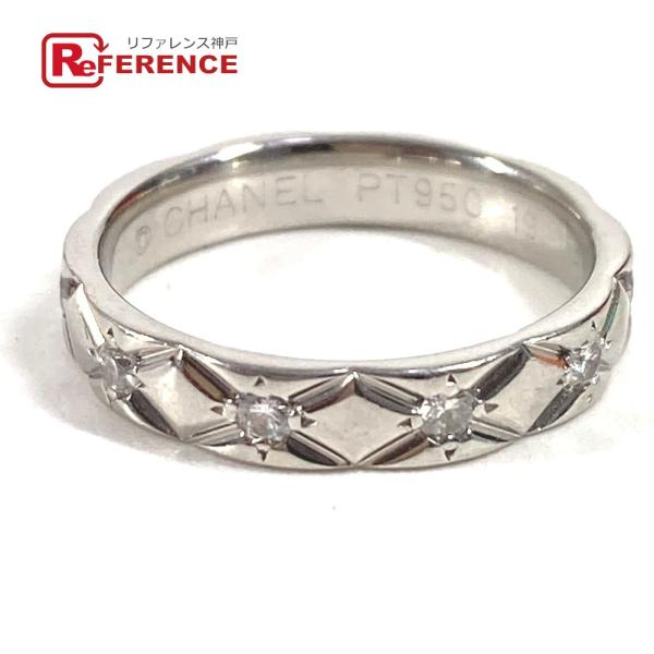 CHANEL シャネル マトラッセ キルティング 10P ダイヤモンド アクセサリー プラチナ ギャ...