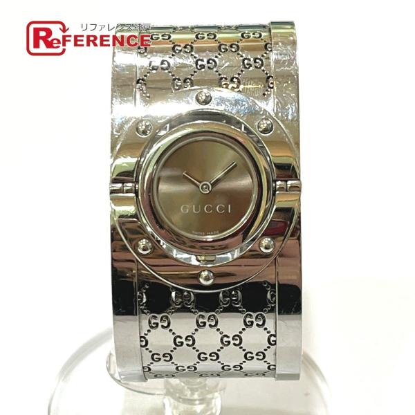 GUCCI グッチ YA112501 トワールコレクション ワイド バングルウォッチ レディースウォ...