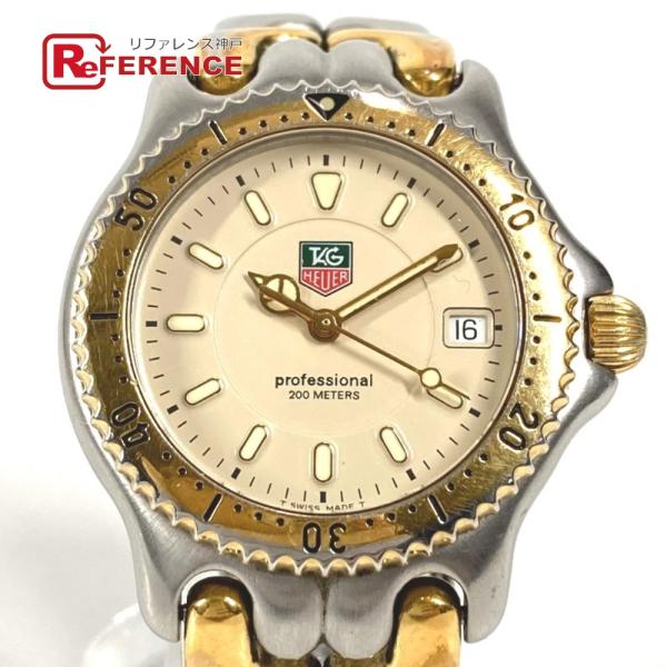 TAG HEUER タグホイヤー WG1221-KO クォーツ デイト コンビ ウォッチ 時計 プロ...