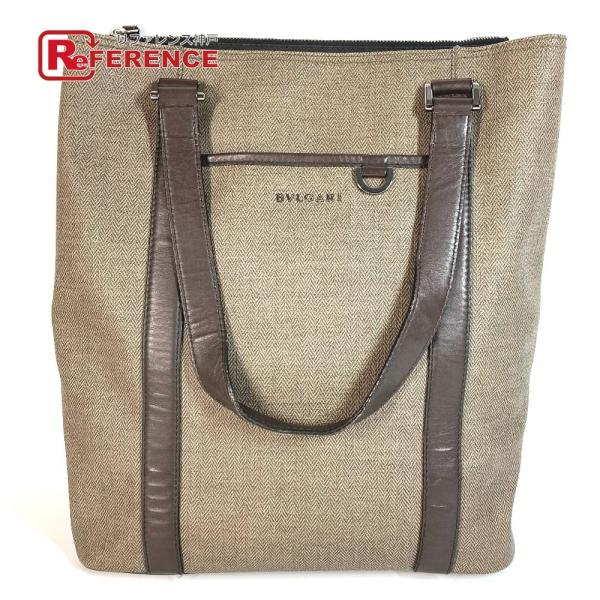 BVLGARI ブルガリ ウィークエンド ロゴ カバン 縦型 トートバッグ 肩掛け ショルダーバッグ...
