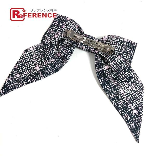 未使用 CHANEL シャネル CC ココマーク ロゴ リボン りぼん ヘアアクセサリー ヘアクリッ...