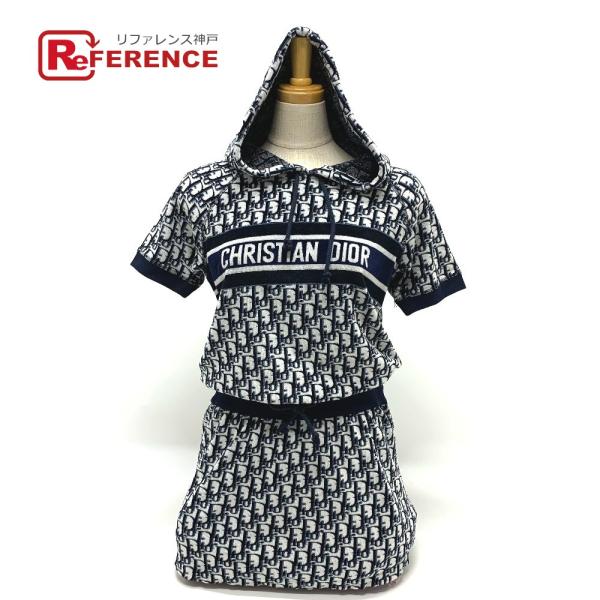 Dior ディオール 123R02A4022 オブリーク フリースショートドレス パーカー ワンピー...
