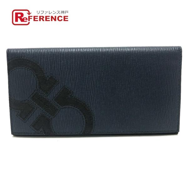 Salvatore Ferragamo サルヴァトーレフェラガモ ガンチーニ 札入れ 財布 長財布 ...