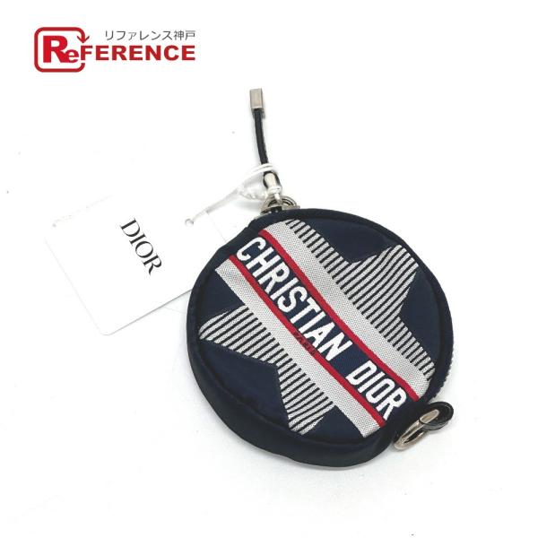 未使用 Dior ディオール デタッチャブル ディオールトラベル  ロゴ コインケース ネイビー メ...