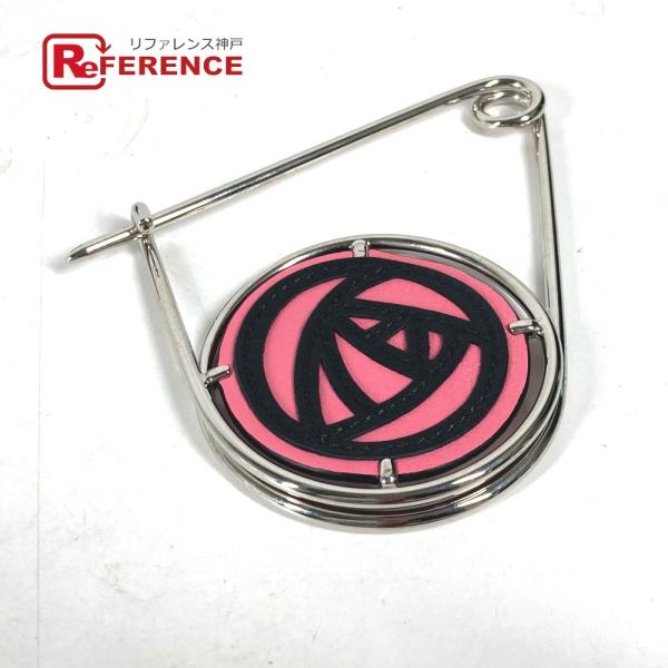 新品同様 LOEWE ロエベ 111.19.043 ローズ メカノピン 薔薇 バラ アクセサリー 1...