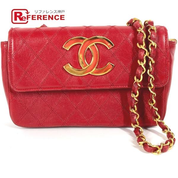 CHANEL シャネル CC ココマーク チェーン デカココ チェーンバッグ マトラッセ キルティン...