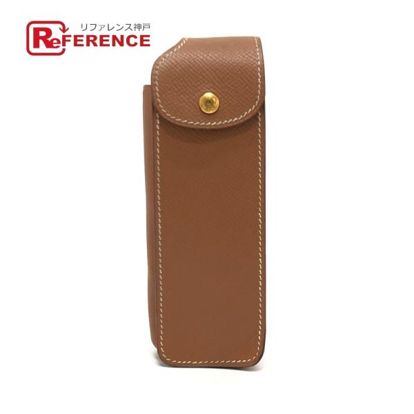 HERMES エルメス ガムケース ペンケース ゴールド金具 C□刻印 筆箱 小物入れ マルチポーチ...