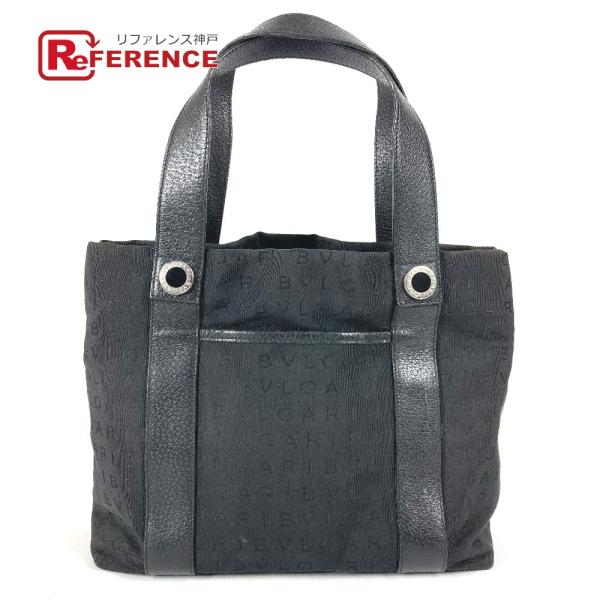 BVLGARI ブルガリ ロゴマニア  トートバッグ カバン ショルダーバッグ ハンドバッグ ブラッ...