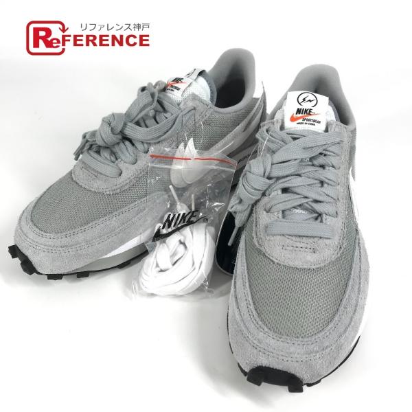 未使用 NIKE ナイキ フラグメント   LD ワッフル ライト スモーク グレー靴 シューズ F...