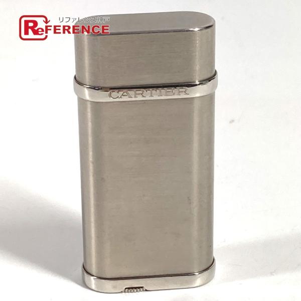 CARTIER カルティエ ロゴ 喫煙具 ライター シルバー ユニセックス【中古】