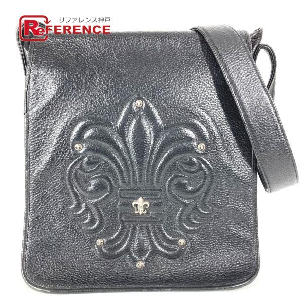 CHROME HEARTS クロムハーツ BSフレア メールバッグ カバン フラップ 斜め掛け ショ...