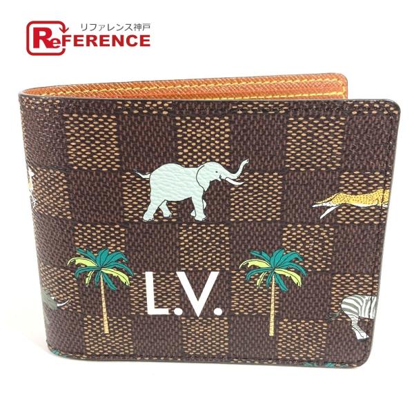 未使用 LOUIS VUITTON ルイヴィトン N40870 ポルトフォイユ・ミュルティプル ダミ...