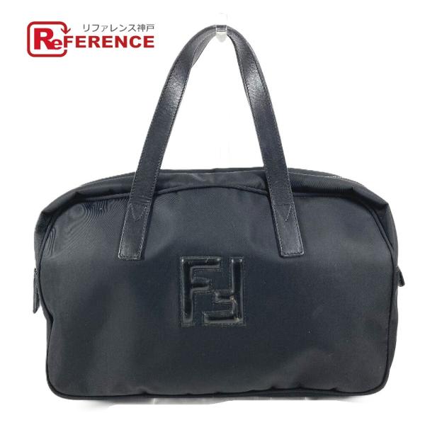 FENDI フェンディ FFロゴ カバン ハンドバッグ バッグ ヴィンテージ ハンドバッグ ブラック...
