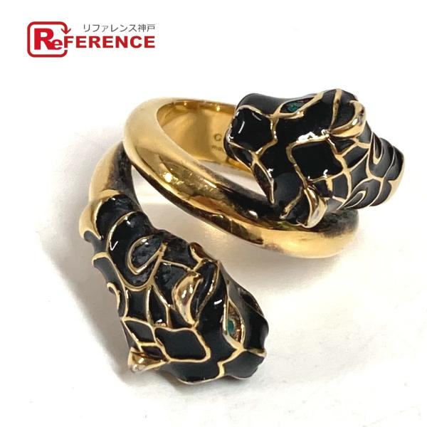 GUCCI グッチ ダブル タイガーヘッド アクセサリー ジュエリー リング・指輪 ゴールド ユニセ...