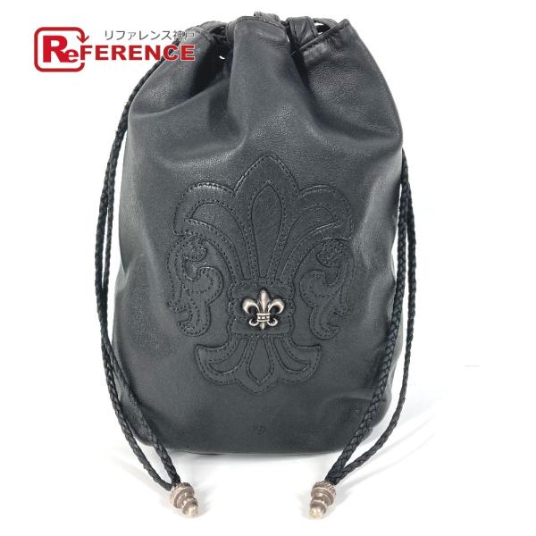 CHROME HEARTS クロムハーツ BSフレア ドローストリング 巾着 カバン スクロールラベ...