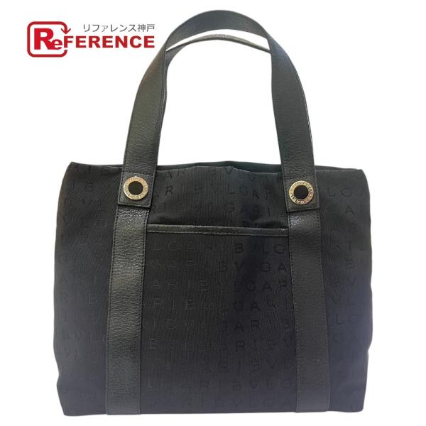 BVLGARI ブルガリ ロゴマニア カバン ミニ トートバッグ 総柄 ハンドバッグ ユニセックス【...