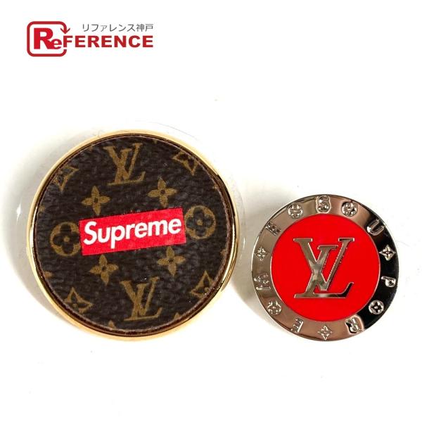 美品 LOUIS VUITTON ルイヴィトン MP2076  ボックスロゴ 2点セット ペア アク...