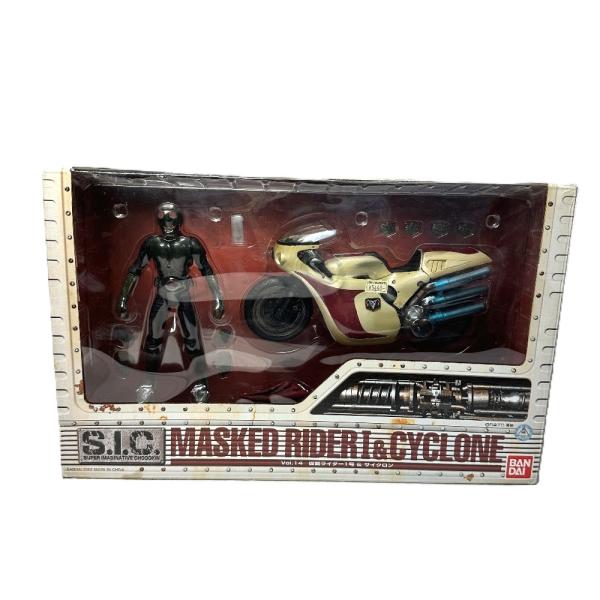 新品同様 BANDAI バンダイ 仮面ライダー1号&amp;サイクロン ホビー 昭和 玩具 おもちゃ 電車 ...