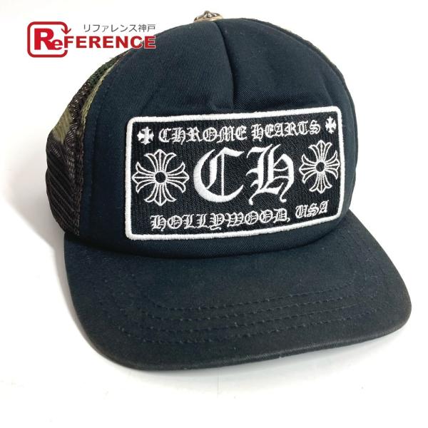 CHROME HEARTS クロムハーツ ロゴ 迷彩 カモフラ メッシュ 帽子 キャップ帽 ベースボ...