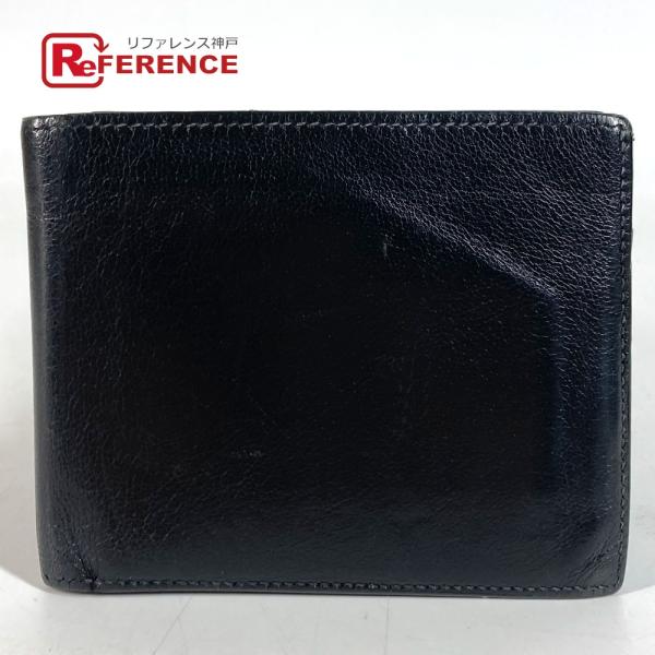 HERMES エルメス MC2 タレス コンパクトウォレット 2つ折り財布 ブラック ユニセックス【...
