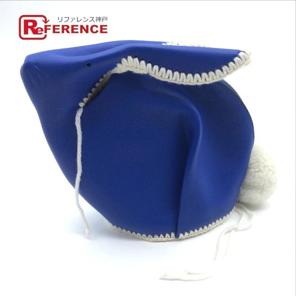 LOEWE ロエベ ラビット うさぎモチーフ Macrame Charm キー ミニ ショルダーバッ...