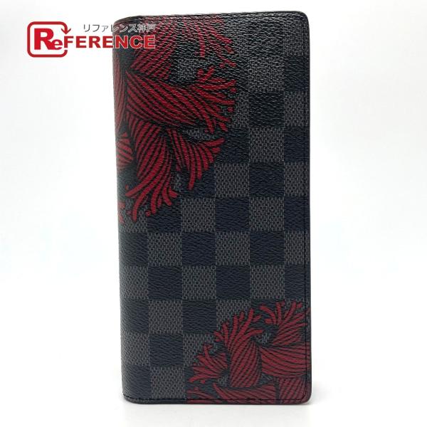 未使用 LOUIS VUITTON ルイヴィトン N41676 ダミエグラフィット ポルトフォイユ ...