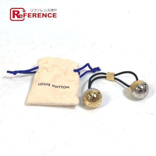 LOUIS VUITTON ルイヴィトン M80266 ナノグラム シュシュ プラネットLV ヘアゴ...