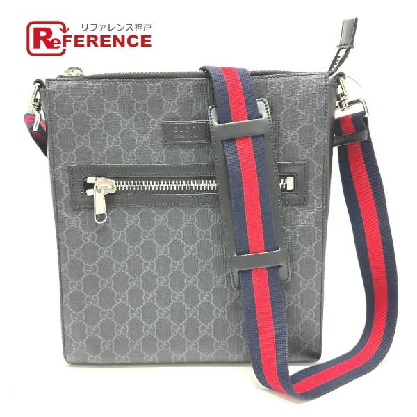 GUCCI グッチ 474137 GG メッセンジャー カバン ショルダーバッグ GGスプリームキャ...
