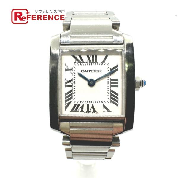 CARTIER カルティエ W51008Q3 タンクフランセーズSM 2384 クォーツ 腕時計 シ...