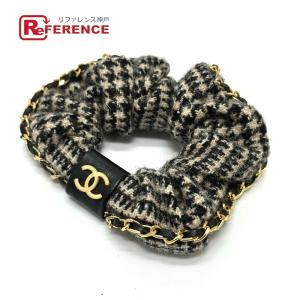 FENDI 【超美品】フェンディ FF柄 FFカーリグラフィ シュシュ 2個