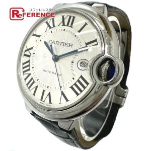 CARTIER カルティエ W69016Z4 バロンブルー 自動巻き デイト 腕時計 シルバー メンズ【中古】｜reference