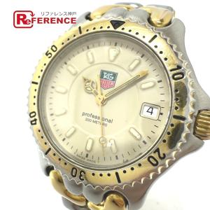 TAG HEUER タグホイヤー WG1221 クォーツ デイト プロフェッショナル 腕時計 シルバー メンズ【中古】｜reference