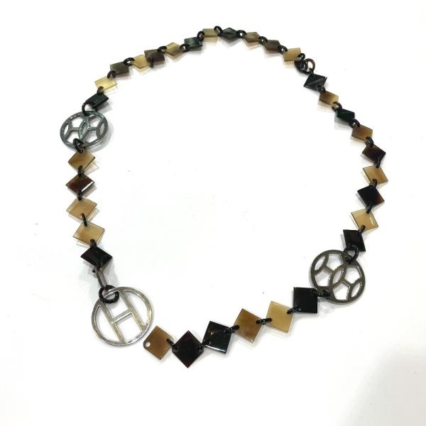 HERMES エルメス Hロゴ ディーバ DEVA アクセサリー ファッション小物 ネックレス バッ...