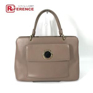 BVLGARI（ブルガリ） トートバッグ パレンテシ レザー ブラウン
