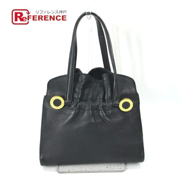 BVLGARI ブルガリ ハンドバッグ カバン ブルガリブルガリ トートバッグ ブラック レディース...