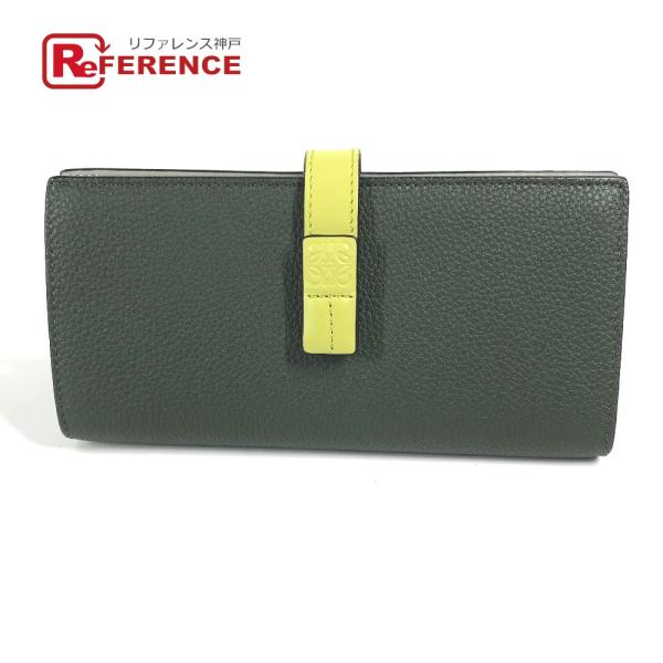 新品同様 LOEWE ロエベ バーティカル ウォレット ラージ 2つ折り長財布 ロングウォレット ア...