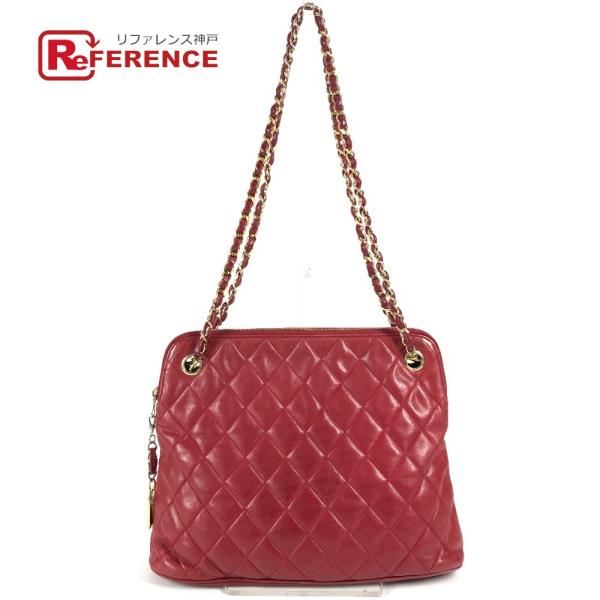 CHANEL シャネル マトラッセ キルティング Wチェーンバッグ 肩掛け トートバッグ ヴィンテー...