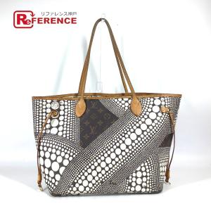 LOUIS VUITTON ルイヴィトン M40684 ネヴァーフルMM  カバン 草間彌生コラボ モノグラム パンプキンドット  ショルダーバッグ 【中古】