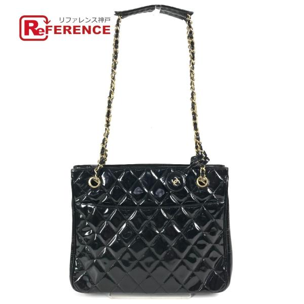 CHANEL シャネル キルティング マトラッセ Wチェーンバッグ カバン トートバッグ ヴィンテー...